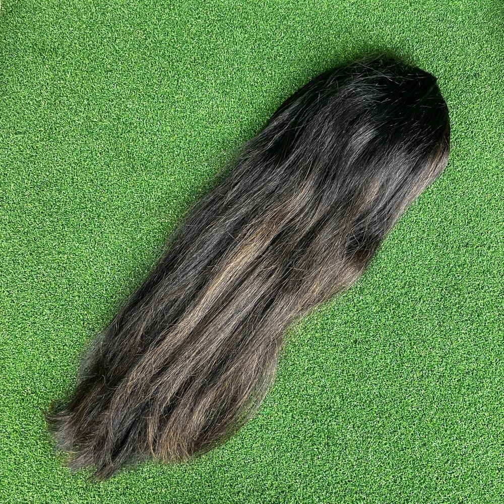Shake N Go Dark Brown Highlights Long Hair Extensions